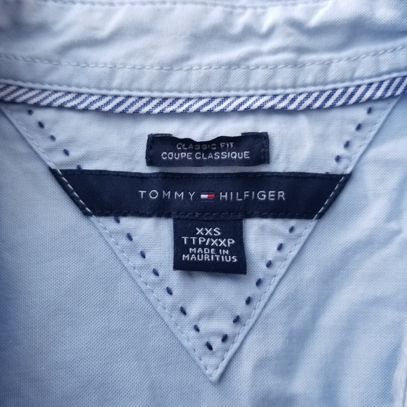 NWOT Tommy Hilfiger classic fit XXS button down - Picture 7 of 7